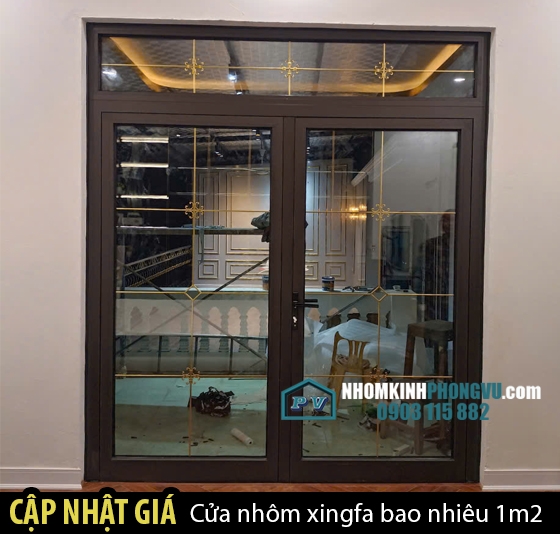 Giá Cửa nhôm xingfa bao nhiêu 1m2?- Cập nhật giá mới nhất